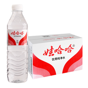 娃哈哈纯净水596ml*24瓶/整箱饮用水纯净纸箱塑膜包装随机发货