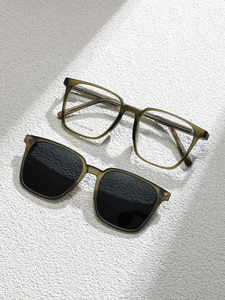 派丽蒙官方正品韩系墨镜夹片可配近视二合一眼镜框外配太阳镜套镜
