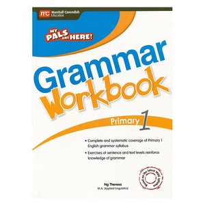 进口英文原版 新加坡小学英语语法手册1 My Pals are Here! Grammar Workbook Primary 1 教辅教材教科书幼儿童英文单词句子练习