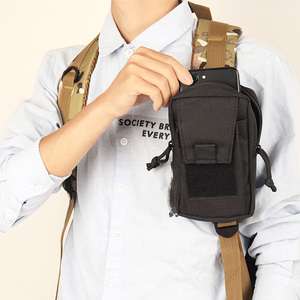 战术户外手机肩带包双肩包挂包小挂包零钱包腰包edc收纳手机包袋