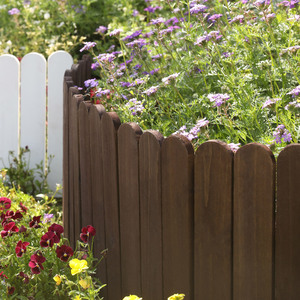 户外庭院子防腐木质篱笆围墙护栏菜园挡土矮栅栏阳台花园池小围栏