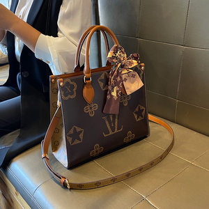 奢侈品大牌代购真皮包包女2024韩版新款高级感大容量手提大包包潮