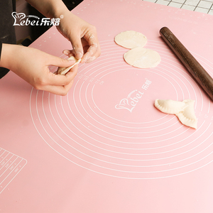 乐焙加厚硅胶揉面垫家用硅胶垫食品级和面垫和面板擀面垫案板塑料