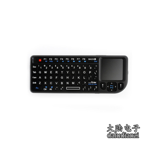 Raspberry pSi线 无线迷你键盘可充2电电池  无2.4G UB 触摸控制