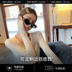 GM太阳眼镜SUM11W显瘦金标墨镜女高级感猫眼防紫外线2024新款防晒