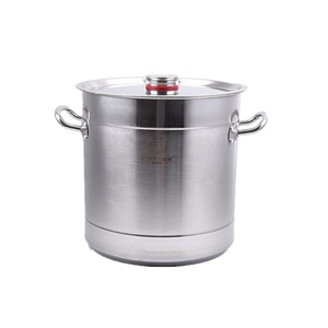 德国欧顿不锈钢汤桶 三层钢复合底汤锅 电磁炉明火通用卤味商用桶