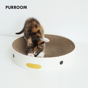 PURROOM原创猫抓板猫玩具磨爪瓦楞纸猫窝幼猫猫玩具