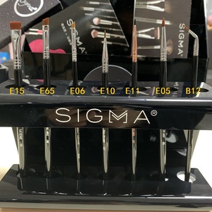 官网授权美国Sigma眼线刷平头E15尖头毛笔头E05/E10/E11斜头B12