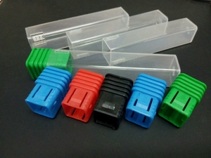 方形铣刀包装盒 pp料透明管 五金刀具小圆棒塑胶盒 钻头盒