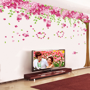 卧室温馨樱花树墙贴画贴纸客厅电视背景墙壁纸装饰品室内墙纸自粘