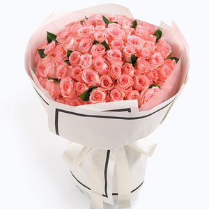 鲜花速递北京同城99朵玫瑰花束女友生日老婆求婚礼物2小时送达