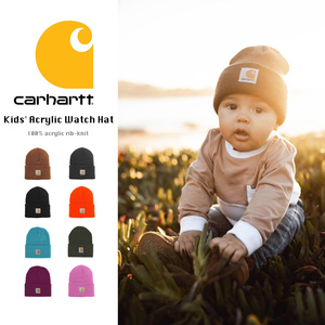 Carhartt 卡哈特 主线 婴儿 儿童 男孩 女孩 冬季保暖冷帽 毛线帽