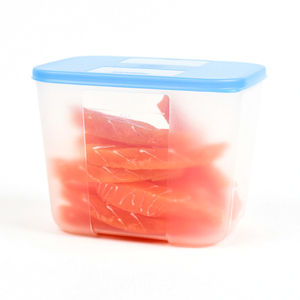 特百惠 1.2升冷冻冷藏保鲜盒 深入型冰箱冻肉冻虾长方形专柜正品