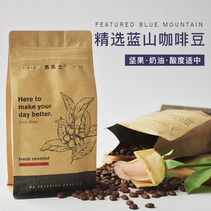 弗莱士精选蓝山风味咖啡豆可现磨粉进口生豆拼配香醇新鲜烘焙227g