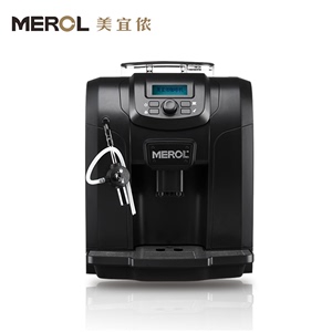 Merol美宜侬 me-715咖啡机全自动一体机商用小型家用豆粉两用意式