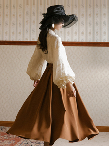 宫廷风连衣裙女民国千金小洋装 中世纪礼服法式复古着vintage套装