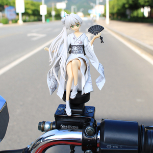 穹妹雪乃美少女手办电瓶车汽车载内外摆件自行车电动摩托车装饰品
