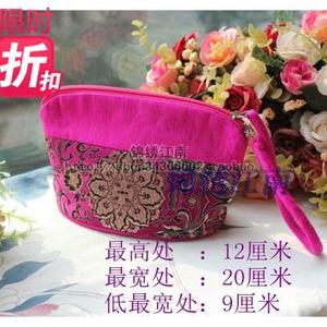 中国特色送老外出国礼品丝绸手拎包配旗袍女包女士手包手袋化妆包