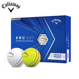 正品callaway高尔夫球新款卡拉威ERC SOFT石墨烯三层球三轨瞄准