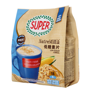 马来西亚进口超级牌低糖燕麦片450g*18X25克三合一燕麦片原装新版