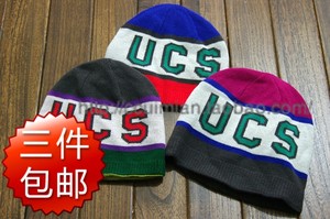外贸日本原单秋冬儿童帽子 帽子UCS毛线帽子
