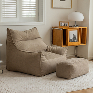 懒人沙发豆袋家用女生卧室客厅秋冬圈圈绒小沙发可爱舒适单人躺椅