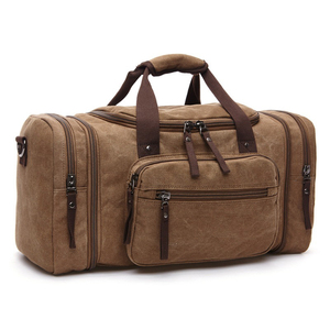 品牌外贸出口行李包帆布出差旅游斜挎包手提包潮大容量旅行袋男