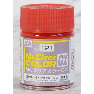 现货秒发郡士 Mr.hobby 君士GX121透明色系列透明红 透明嫣红18ml