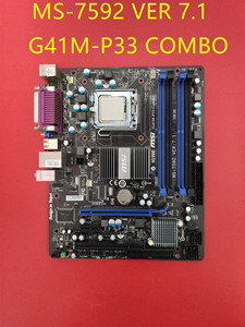 微星G41M-P33 P43 Combo主板DDR2和DDR3内存都有 MS-7592 VER:7.1