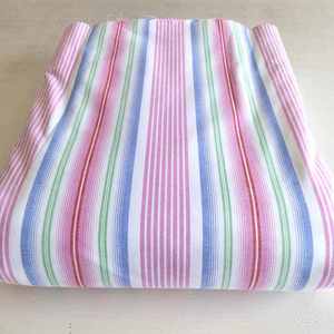 全棉老式细纹色织布料定制单人褥单床单纯棉裸睡贴身睡单条纹色织