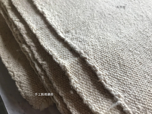红河傣族瑶族全手工棉布宽40厘米 粗厚软糯手纺棉线 老土布粗布