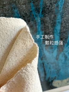 云南红河傣族全手工粗棉布宽40厘米手纺棉线 粗厚软糯老土布粗布