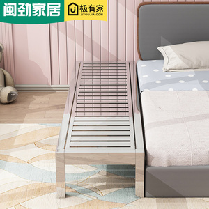 加宽床不锈钢床儿童床婴儿男孩女孩公主床拼接床边床铁艺床可定制