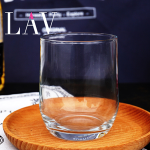 单层玻璃水杯绿茶水果汁杯 威士忌伏特加酒杯子LAV家用玻璃杯子