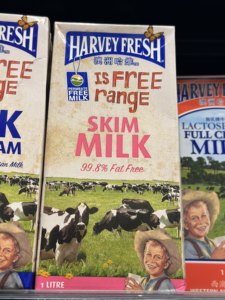 代购正品 澳大利亚产 HARVEY FRESH/哈维脱脂牛奶 99.8% fat free