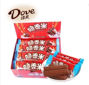 Dove/德芙脆香米24g脆米心牛奶巧克力576g盒装结婚喜糖果零食礼物