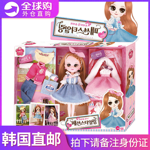 韩国Cherry服装设计师洋娃娃时装造型芭比公主女孩过家家玩具礼物