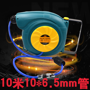 台湾欧维尔OW-610气鼓自动伸缩PU网管气管卷轮座吊轮10米10*6.5mm