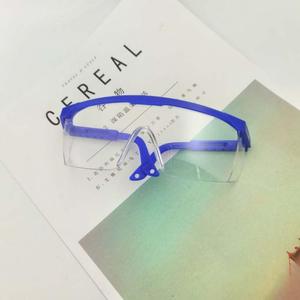 新款2021平光镜批发白电焊眼镜镜劳保焊工防风防沙蓝色框