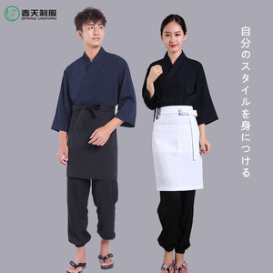 深夜食堂洛洛酱子同款工作服日式和风料理服男女服务员寿司店工衣
