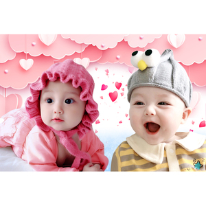可爱宝宝海报照片宝宝画报漂亮男女婴儿画孕妇备孕胎教图片墙贴画