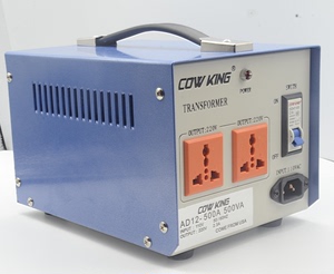 美国COW KING《牛王》100%标准纯铜足功率 110-220V500W变压器