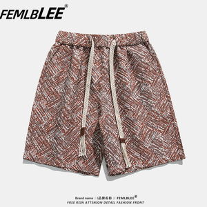 【品牌折扣】FEMLBLEE官方联名|奥莱潮牌新夏薄款短休闲裤运动