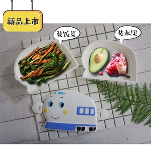 网红韩国饭盒托马斯火车卡通可爱双层学生野餐便当机器人餐盒包邮