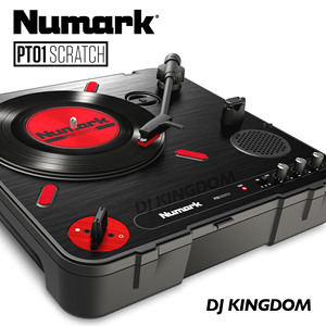 Numark露玛PT01 pt-01 usb便携式搓碟小黑胶唱机7寸scratch