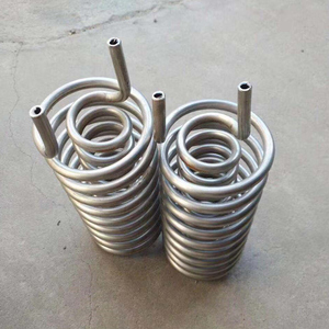316螺旋不锈钢盘管双层冷却水循环冷凝管换热管不锈钢散热管1.5匹