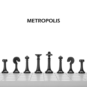 Chessshop 大都会系列Metropolis 金属高档国际象棋套装礼品成人