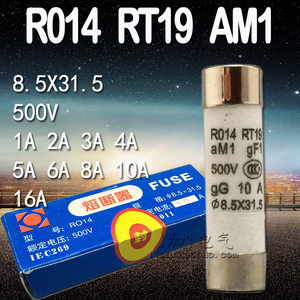 R014 8.5X31.5 陶瓷保险丝RO14 RT19 1A3A6A10A16A20A熔断器芯
