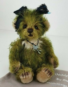 Charlie bears查理熊/梅维斯苔绿色马海毛泰迪熊/限定600只/18cm