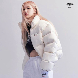 【反季特惠】韩国正品oioi羽绒服女冬季白鸭绒rose朴彩英同款外套